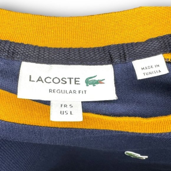 LACOSTE DRESSY SHORT SLEEVE SHIRT SIZE LARGE. - Picture 4 of 4